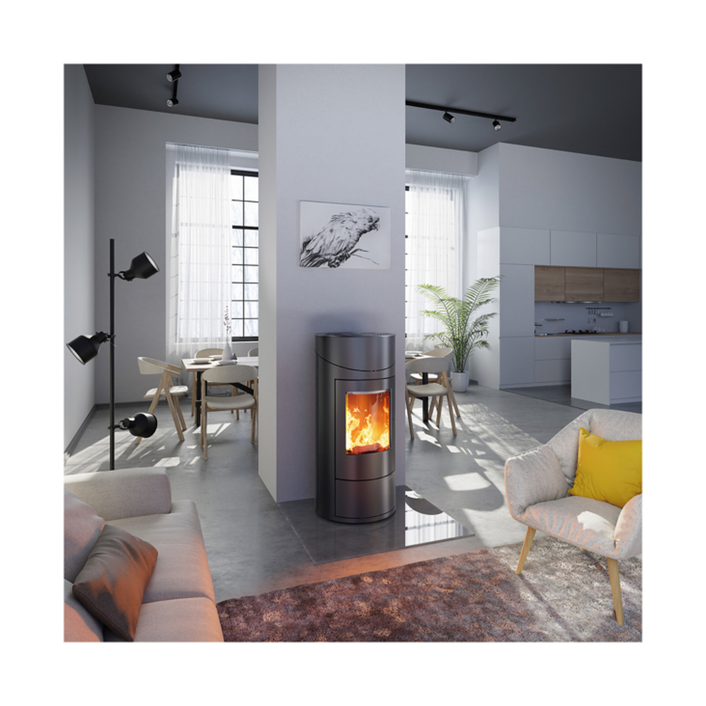 HAAS+SOHN - Peletová kamna HAAS+SOHN HSP 7 II černá vč. WLAN - LÍBI ELEKTRO