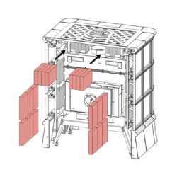 HAAS+SOHN - Příslušenství HAAS+SOHN Akumulační kámen sada – MATERA (92 kg) - LÍBI ELEKTRO