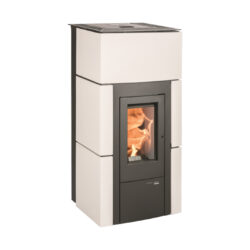 HAAS+SOHN - Peletová kamna HAAS+SOHN HSP 6 RUEDA C PGI, antracit/kachle bílá vč. WLAN - LÍBI ELEKTRO