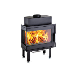 HAAS+SOHN - Krbové vložky HAAS+SOHN SOHO, rohová krbová vložka home, levá, černá - LÍBI ELEKTRO