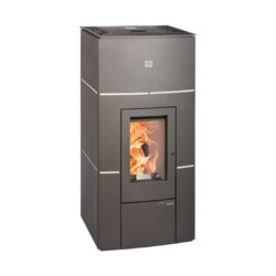 HAAS+SOHN - Peletová kamna HAAS+SOHN HSP 6 RUEDA RLU, antracit/bílé lišty vč. WLAN - LÍBI ELEKTRO