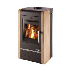 HAAS+SOHN - Krbová kamna s výměníkem HAAS+SOHN AVESTA II s výměníkem, černá/Woodstone Prestige - LÍBI ELEKTRO