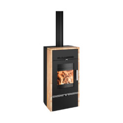 HAAS+SOHN - Krbová kamna s výměníkem HAAS+SOHN FARUM s výměn., černá/Woodstone Prestige - LÍBI ELEKTRO