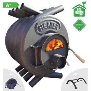 HEATER - Teplovzdušná kamna HEATER 6 kW s prosklenými dvířky a stojanem - LÍBI ELEKTRO